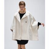 【手洗い可】メルトンジャージケープコートコート | cloenc | 詳細画像15 