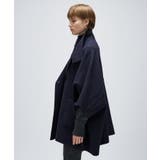 【手洗い可】メルトンジャージケープコートコート | cloenc | 詳細画像21 