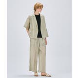 【セットアップ／手洗い可】シアータックイージーパンツ | cloenc | 詳細画像5 