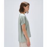 【セットアップ／マシンウォッシュ】レーヨンツイルブラウス | cloenc | 詳細画像11 