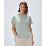 ライトグリーン(020) | 【セットアップ／マシンウォッシュ】レーヨンツイルブラウス | cloenc