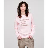 【マシンウォッシュ】フロッキーロゴスウェット | cloenc | 詳細画像7
