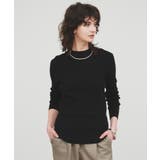 ブラック(019) | 【手洗い可】サーマルニットプルオーバー | cloenc