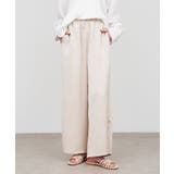 ベージュ(052) | 【マシンウォッシュ】ドレープワイドパンツ | cloenc