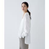 【手洗い可】スキッパーシャツブラウス | cloenc | 詳細画像4 