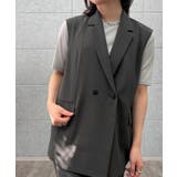 【セットアップ／マシンウォッシュ】テーラードベスト | cloenc | 詳細画像15 