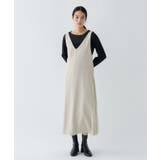 【手洗い可】Vネックフレアワンピース | cloenc | 詳細画像2 