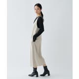 【手洗い可】Vネックフレアワンピース | cloenc | 詳細画像3 