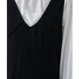 【手洗い可】Vネックフレアワンピース | cloenc | 詳細画像17 