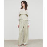 【セットアップ／手洗い可】イージータックワイドパンツ | cloenc | 詳細画像15 