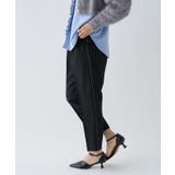 【セットアップ／手洗い可】イージータックテーパードパンツ | cloenc | 詳細画像18 