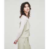 【セットアップ／手洗い可】イレヘムフリルキャミソール | cloenc | 詳細画像3 