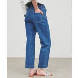 【マシンウォッシュ】コットンデニムテーパードパンツ | cloenc | 詳細画像16