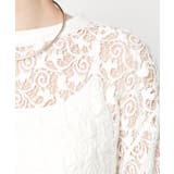 【手洗い可】レースシアープルオーバー | cloenc | 詳細画像4 