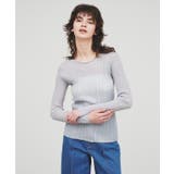 【手洗い可】シアーリブトップス | cloenc | 詳細画像7