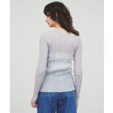 【手洗い可】シアーリブトップス | cloenc | 詳細画像10