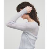 【手洗い可】シアーリブトップス | cloenc | 詳細画像11