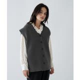 【手洗い可】ミドルゲージニットジレ | cloenc | 詳細画像20 