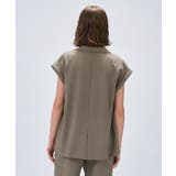 【セットアップ／手洗い可】リネンブレンドテーラードジレ | cloenc | 詳細画像17 