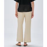 【セットアップ／手洗い可】リネンブレンドイージーパンツ | cloenc | 詳細画像4 