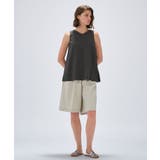 【セットアップ／手洗い可】リネンブレンドハーフパンツ | cloenc | 詳細画像6 