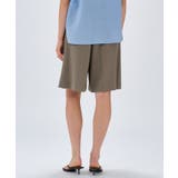 【セットアップ／手洗い可】リネンブレンドハーフパンツ | cloenc | 詳細画像16 