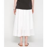 【手洗い可】コットンシアーフレアスカート | cloenc | 詳細画像3 