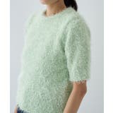 【手洗い可】フェザーラメニットプルオーバー | cloenc | 詳細画像13 