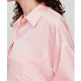 【手洗い可】サテンスキッパーシャツ | cloenc | 詳細画像7 