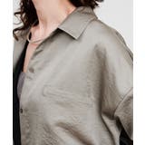 【手洗い可】サテンスキッパーシャツ | cloenc | 詳細画像11 