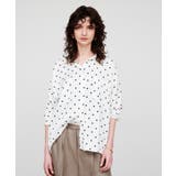 オフホワイト(103) | 【手洗い可】サテンスキッパーシャツ | cloenc