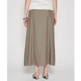 【手洗い可】リネンブレンドフレアスカート | cloenc | 詳細画像3 