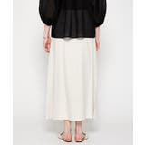 【手洗い可】リネンブレンドフレアスカート | cloenc | 詳細画像7 