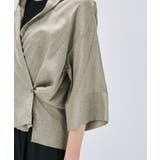 【手洗い可】リネンブレンドオーバーサイズシャツ | cloenc | 詳細画像19 