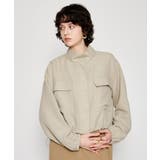 【手洗い可】メッシュジップブルゾン | cloenc | 詳細画像8 