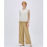 【手洗い可】ギャザーリボンブラウス | cloenc | 詳細画像4 