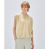 【手洗い可】ギャザーリボンブラウス | cloenc | 詳細画像8 