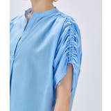 【手洗い可】スキッパーギャザーリボンブラウス | cloenc | 詳細画像12