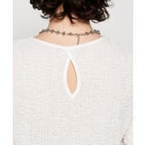 【マシンウォッシュ】ジャガードギャザープルオーバー | cloenc | 詳細画像5 