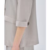 【セットアップ／手洗い可】ドライタッチハーフスリーブジャケット | cloenc | 詳細画像8 