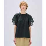 【手洗い可】シアーパフスリーブブラウス | cloenc | 詳細画像14 