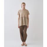 【マシンウォッシュ】ドッキングチュニックTシャツ | cloenc | 詳細画像1