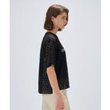 【手洗い可】レースロゴトップス | cloenc | 詳細画像9 