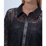 【手洗い可】ハーフスリーブレースポロトップス | cloenc | 詳細画像11 