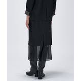 【手洗い可】シアーレイヤードスカート | cloenc | 詳細画像4 