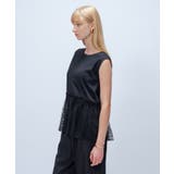 【マシンウォッシュ】レースペプラムカットソー | cloenc | 詳細画像13 