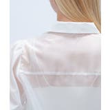 【手洗い可】シアーローンティアードブラウス | cloenc | 詳細画像6 