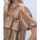 【手洗い可】シアーローンティアードブラウス | cloenc | 詳細画像13 