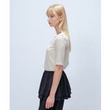 【手洗い可】フロッキーベロアトップス | cloenc | 詳細画像3 