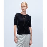 【手洗い可】フロッキーベロアトップス | cloenc | 詳細画像17 